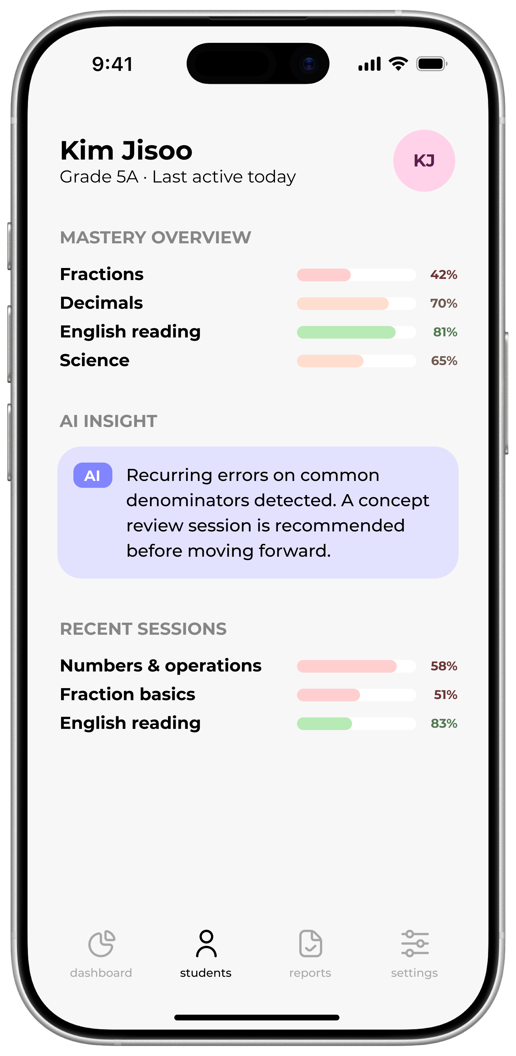 App mockup
