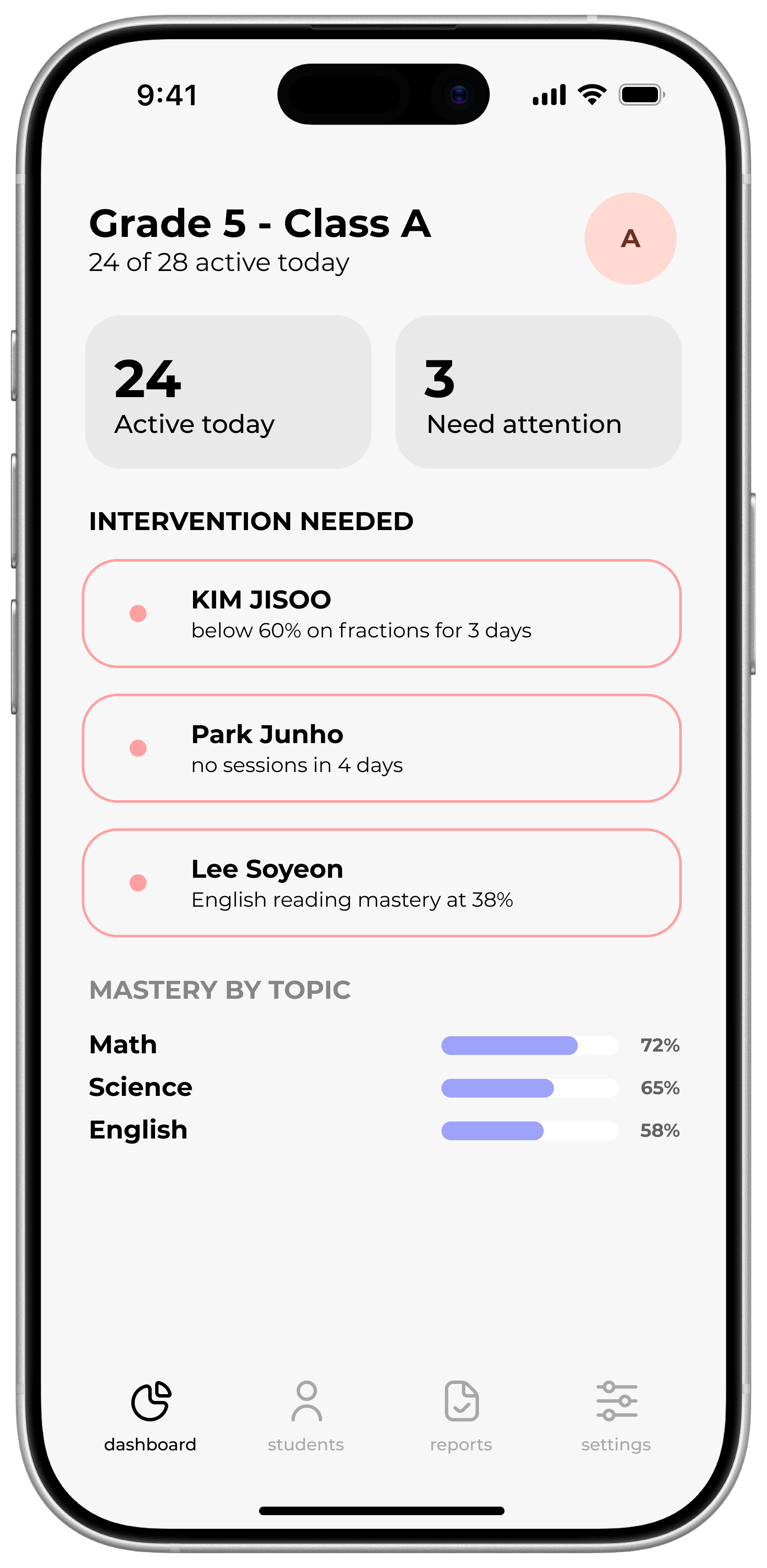 App mockup