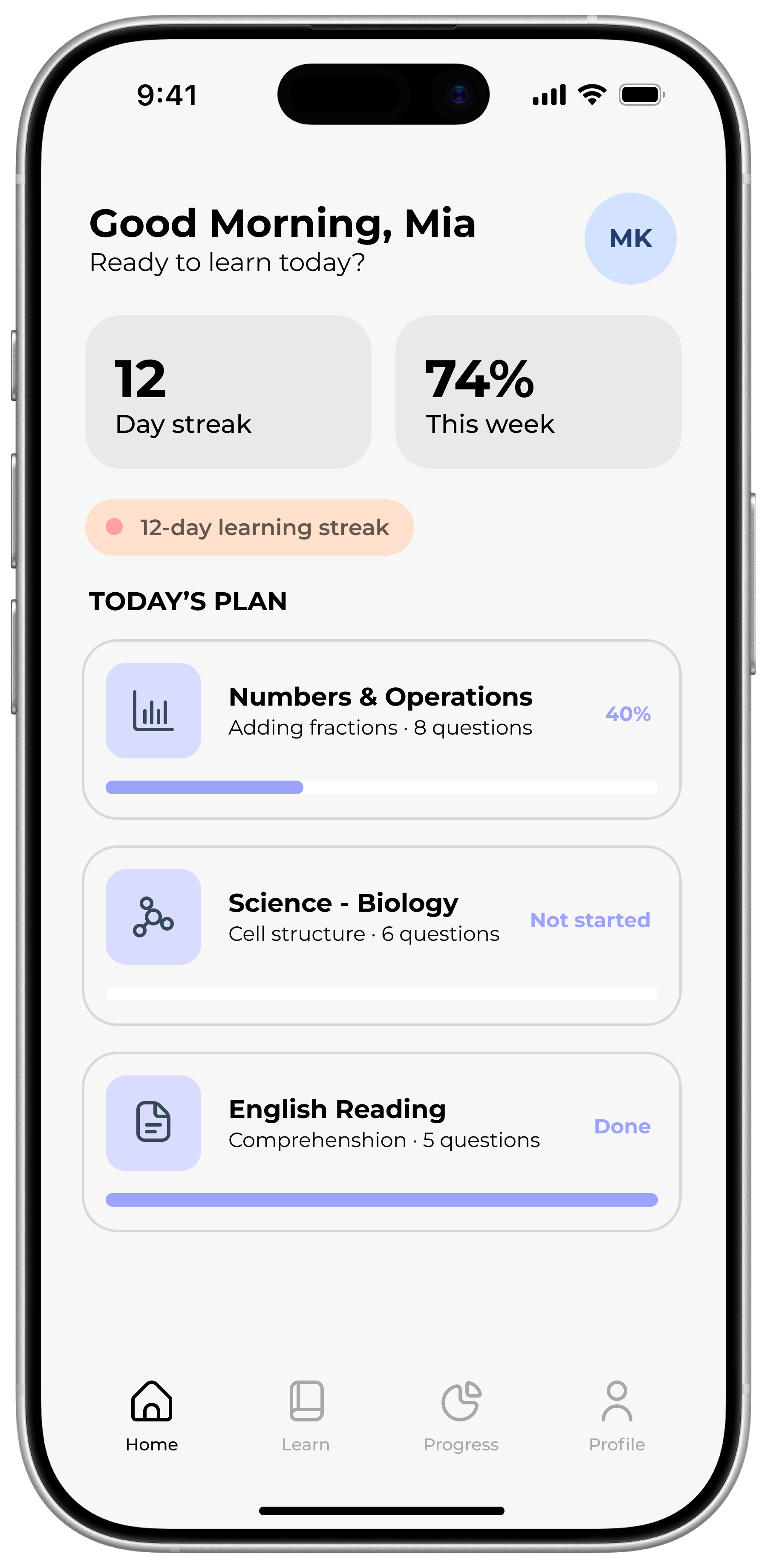 App mockup